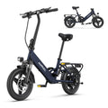Deep Blue-Hillmiles Mile 1 Ultrakompaktes Klapp-E-Bike | 250W Motor | 36V 10.4Ah | 60km Reichweite