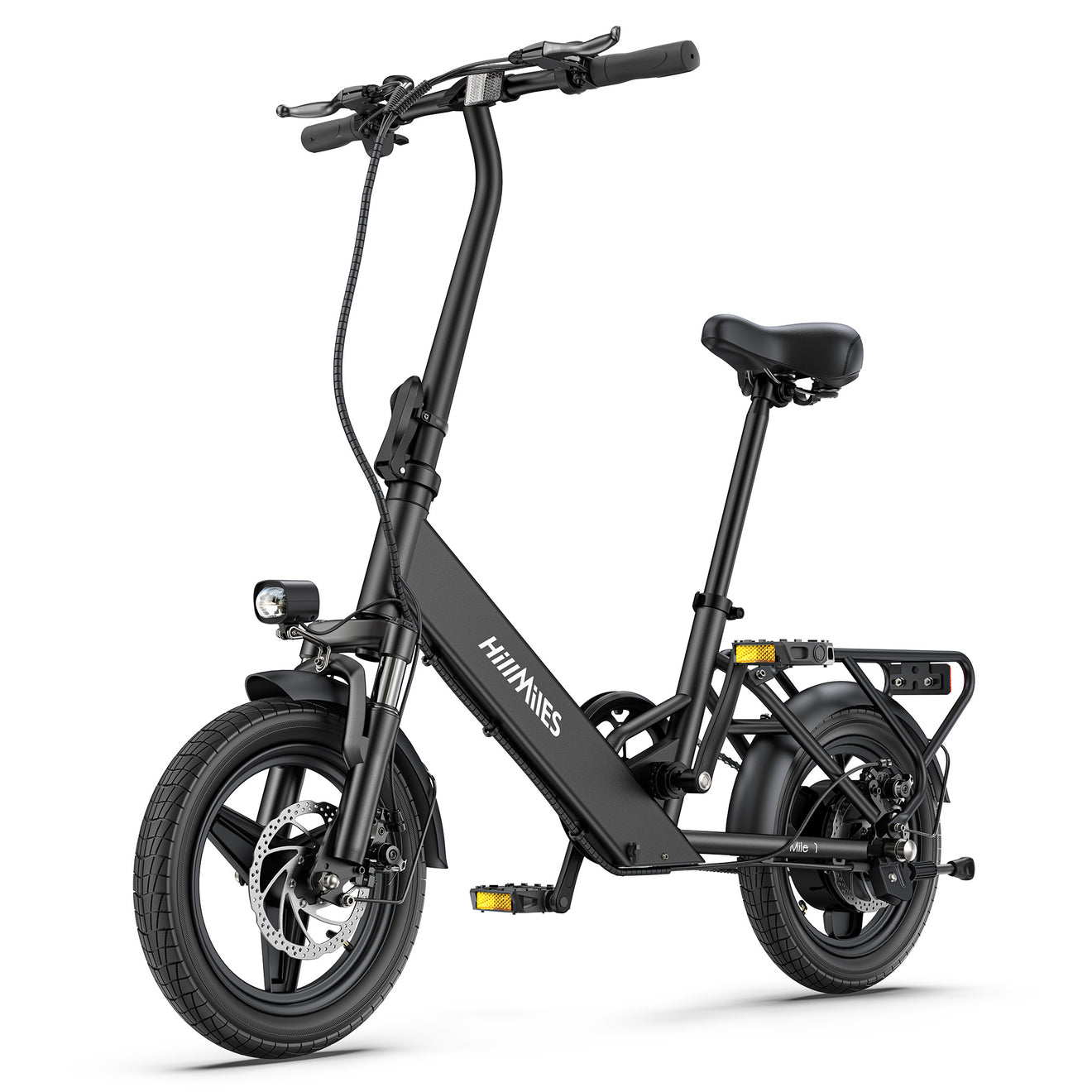 Hillmiles Mile 1 Ultrakompaktes Klapp-E-Bike | 250W Motor | 36V 10.4Ah | 60km Reichweite
