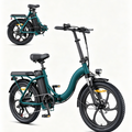 Verde-Bicicleta eléctrica plegable MilePort 1