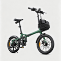 Vert olive-Bicicleta Eléctrica Plegable ZIP