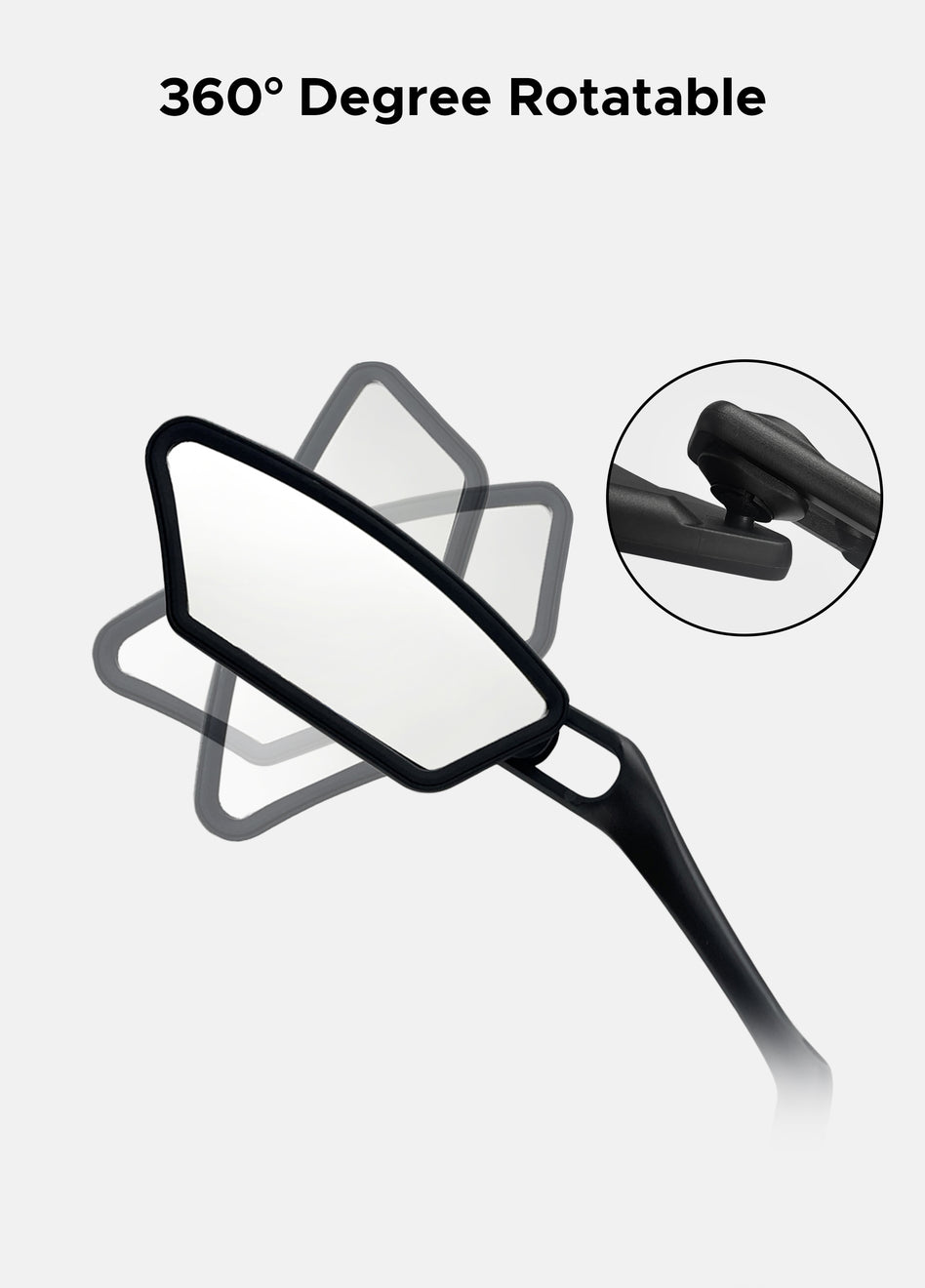 Adjustable Rear View Mirror for Universal