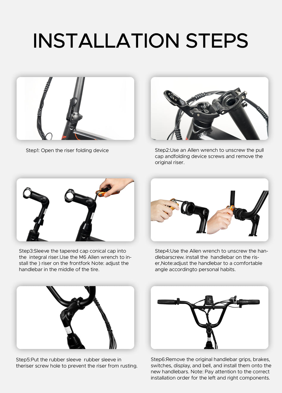 BMX Handlebar for EP-2 Boost/EP-2 Pro/Engine X