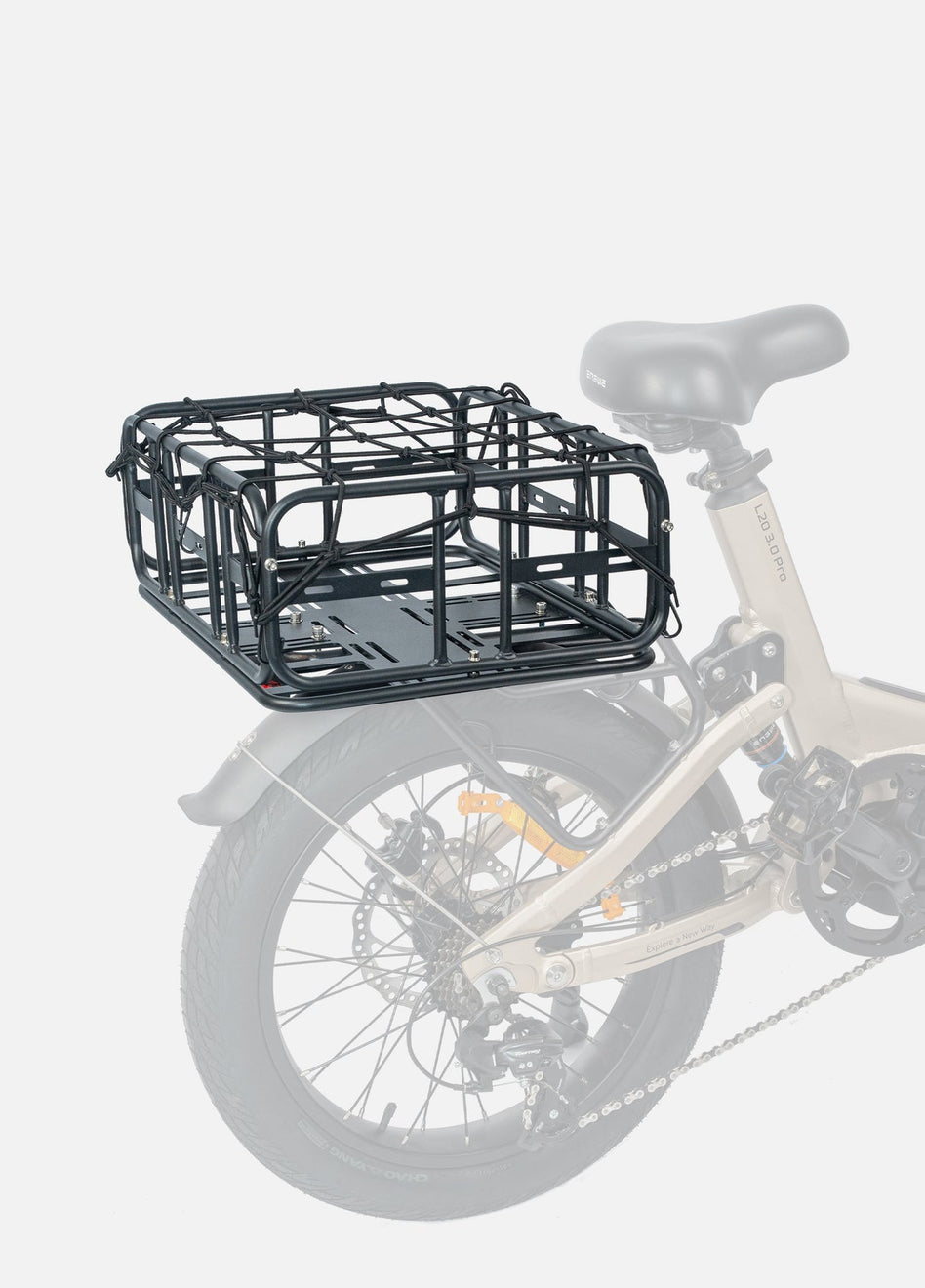 Juego de cesta trasera para bicicleta