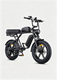 Bicicleta eléctrica estilo motocicleta M1